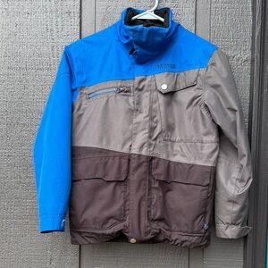 Marmot Blue and Gray Colorblock Jacket